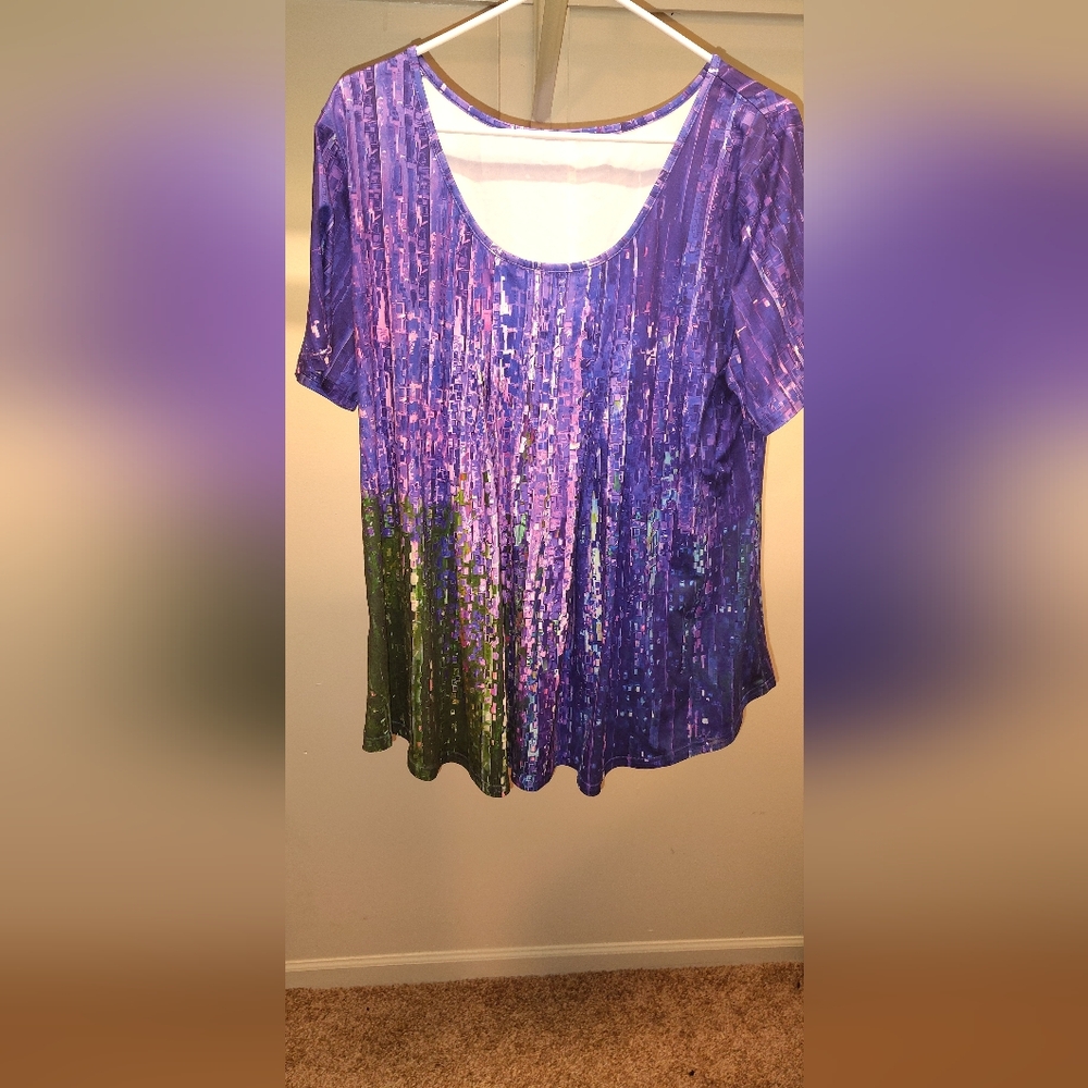 Colorful Abstract Women's Top
